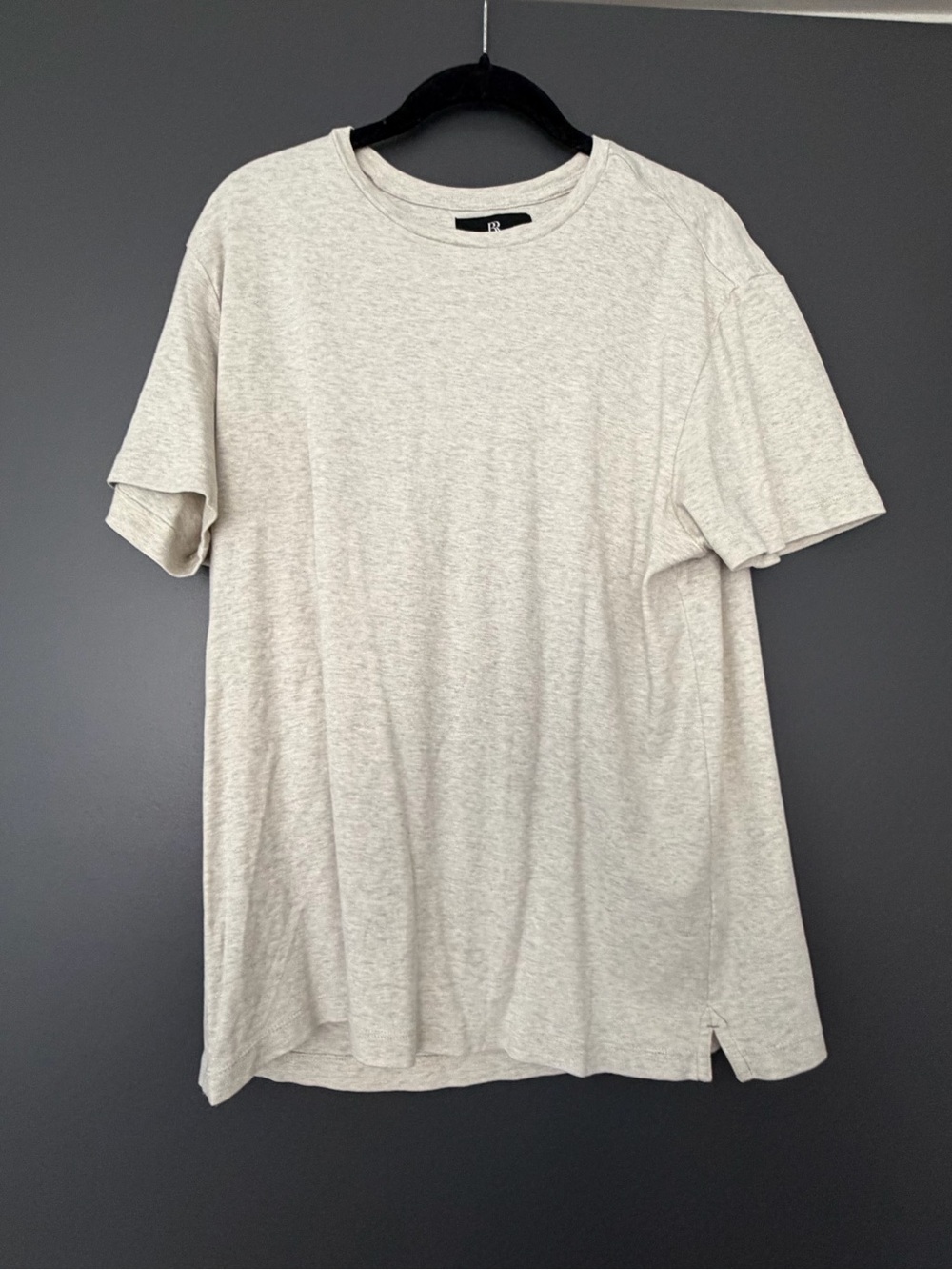 Banana Republic Men's Crew Neck T-Shirt in Oatmeal Heather